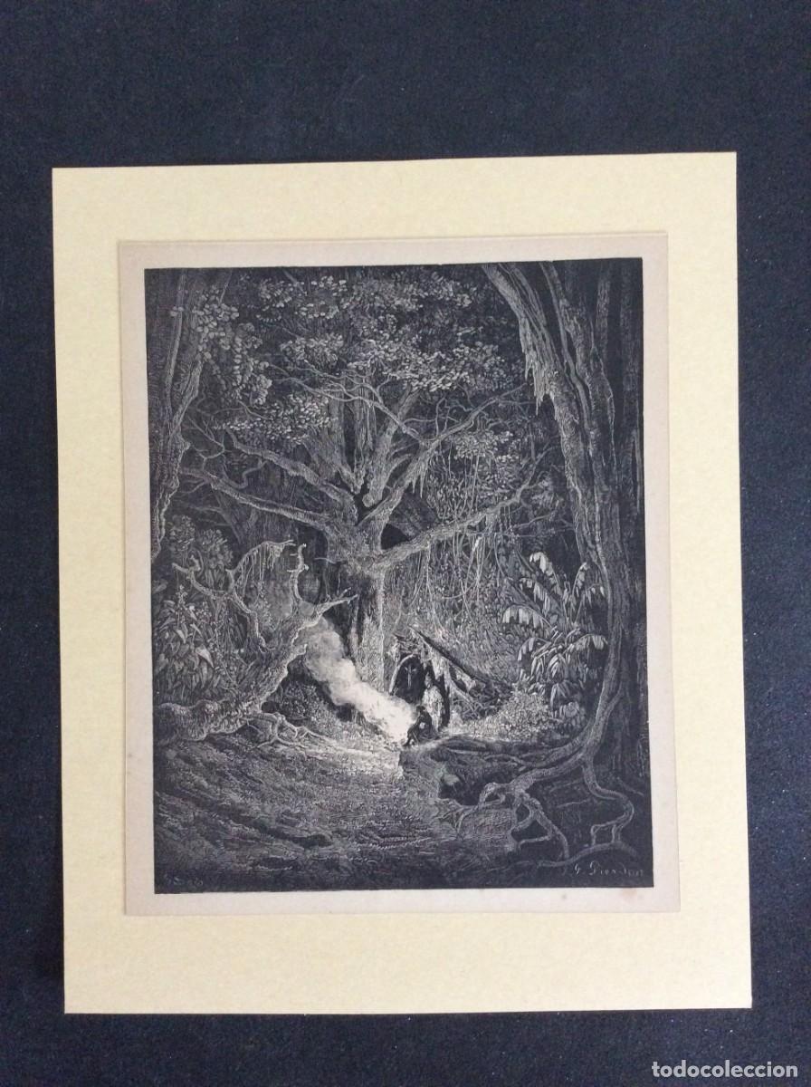 Arte: GUSTAVE DOR&Eacute;, XILOGRAF&Iacute;A. ATALA, CHATEAUBRIAND. OBRA PORTUGUESA DE 1884 - PUBLIC. N.&ordm; 6/32
