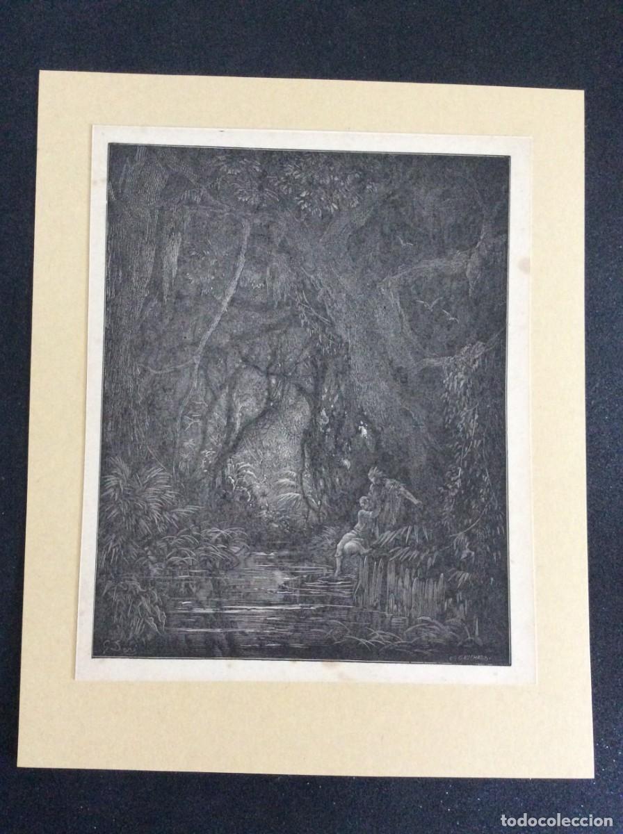 Arte: GUSTAVE DOR&Eacute;, XILOGRAF&Iacute;A. ATALA, CHATEAUBRIAND. OBRA PORTUGUESA DE 1884 - PUBLIC. N.&ordm; 13/32
