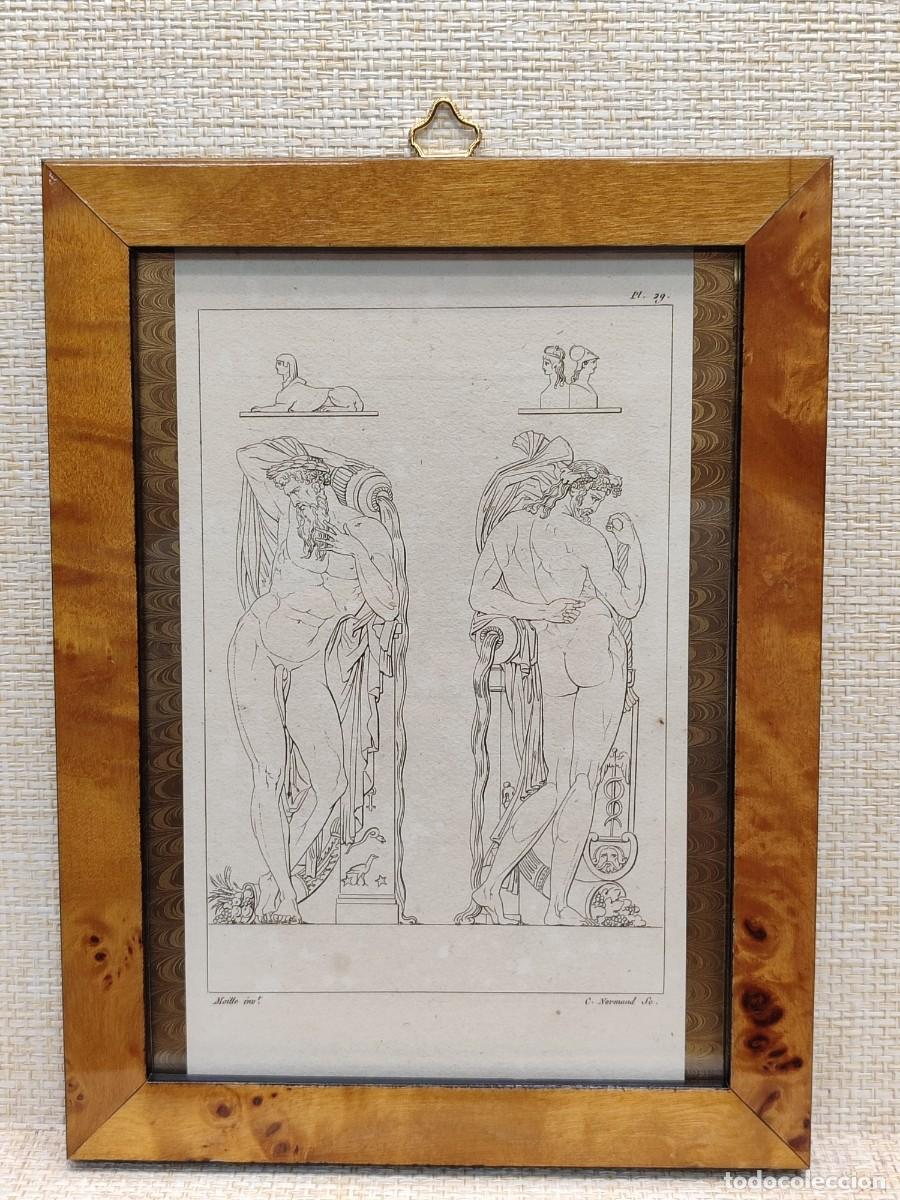 Arte: Decorativos de Moitte. Annales du musee 1807, Tomo XI. Cuadro. Mitologia.