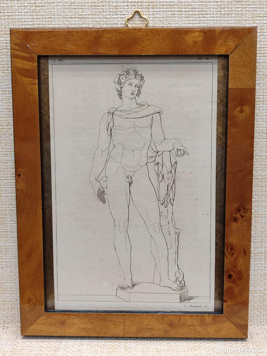 Arte: Baco. Annales du musee 1807, Tomo XI. Cuadro. Mitologia.