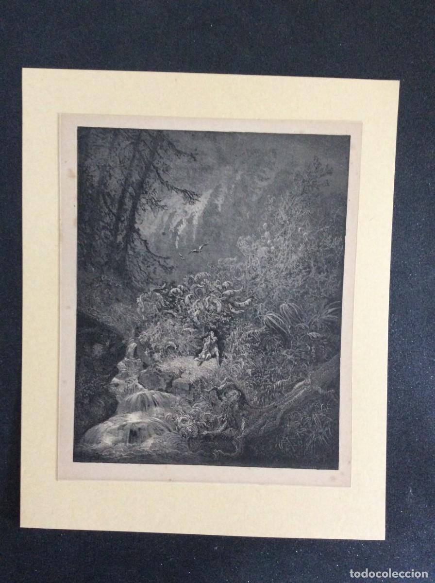 Arte: GUSTAVE DOR&Eacute;, XILOGRAF&Iacute;A. ATALA, CHATEAUBRIAND. OBRA PORTUGUESA DE 1884 - PUBLIC. N.&ordm; 17/32