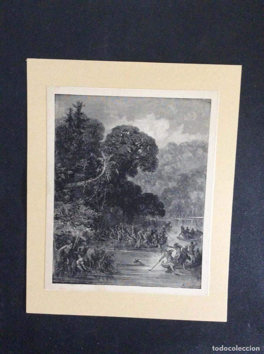Arte: GUSTAVE DOR&Eacute;, XILOGRAF&Iacute;A. ATALA, CHATEAUBRIAND. OBRA PORTUGUESA DE 1884 - PUBLIC. N.&ordm; 19/32