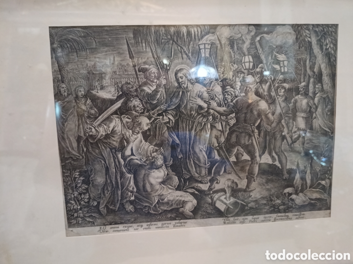 Arte: Grabado religioso xix bien conservado