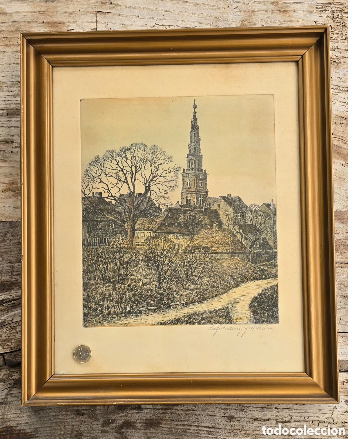 Arte: Aguafuerte H. Kruse. Copenhagen