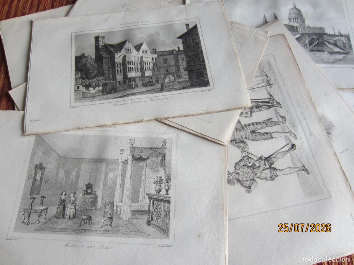 Arte: 1842- INGLATERRA. 17 GRABADOS+MAPA. ORIGINALES DE UNIVERS PITTORESQUE. FIRMIN DIDOT. PARIS. LOTE 3