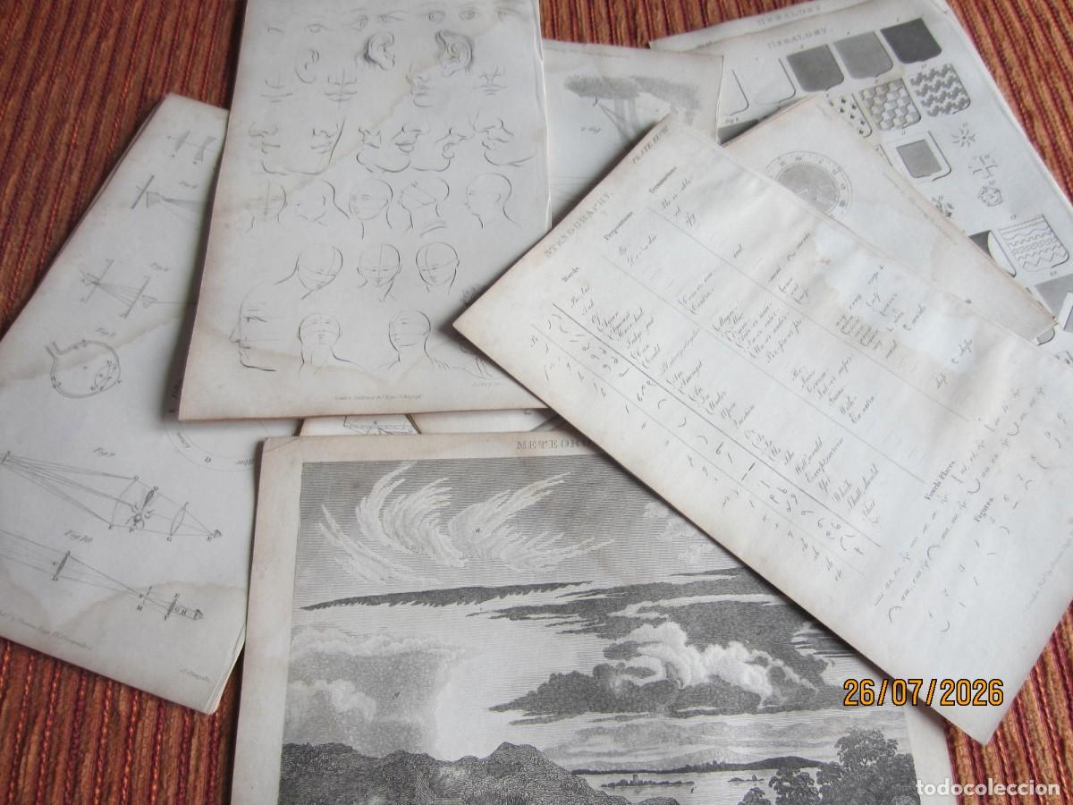 Arte: 1838-15 GRABADOS ORIGINALES DE LA ENCICLOPEDIA BRIT&Aacute;NICA ARTES Y CIENCIAS.