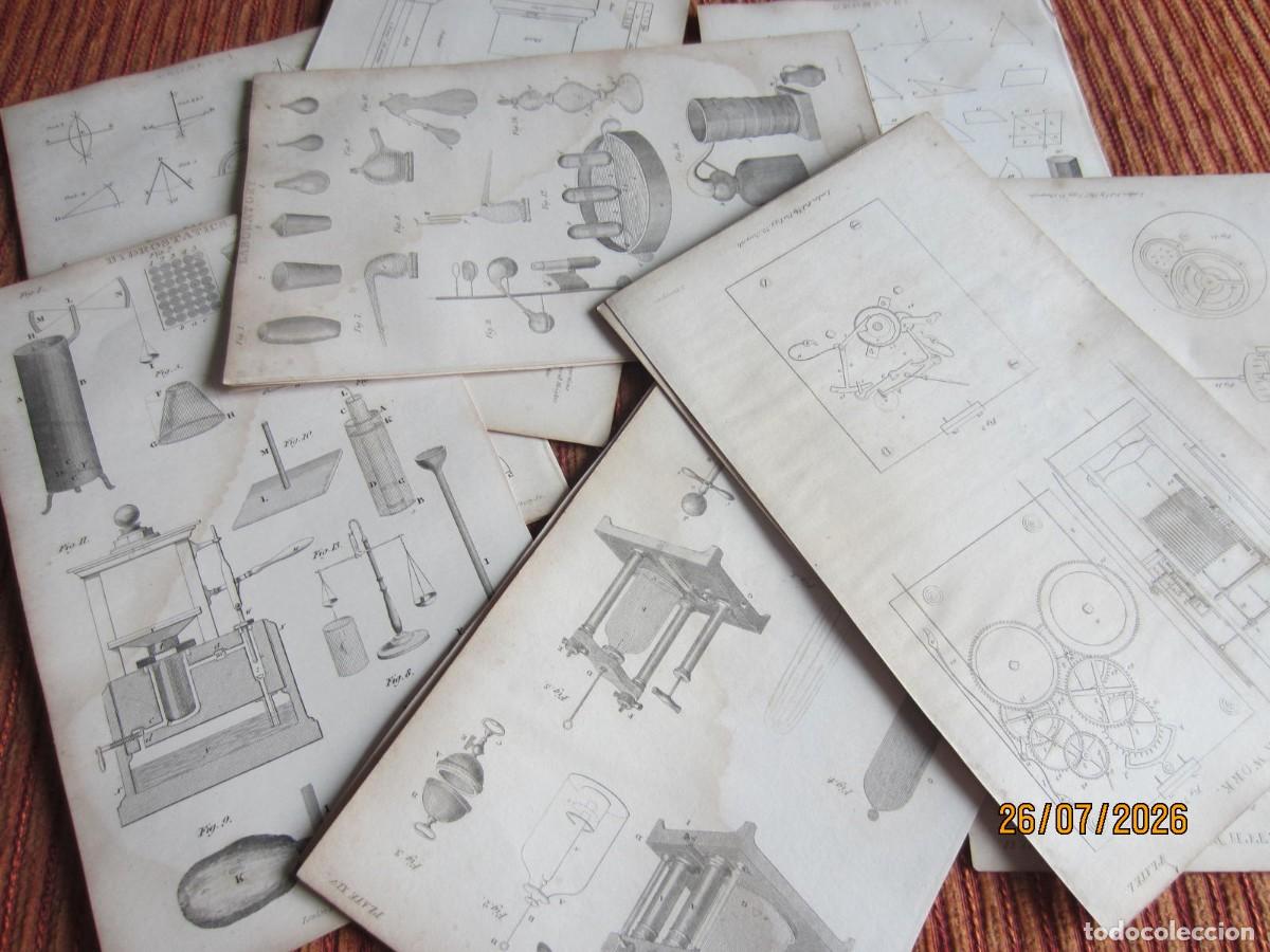 Arte: 1838-14 GRABADOS ORIGINALES DE LA ENCICLOPEDIA BRIT&Aacute;NICA ARTES Y CIENCIAS.