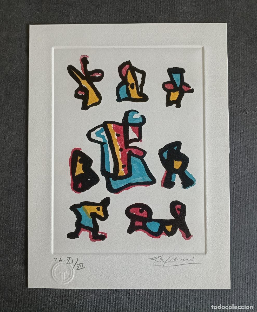 Arte: GALICIA. 'ENCUENTRO' CARPETA 3 GRABADOS LAXEIRO, E.ROCA(CHOCO) Y RAIMUNDO OROZCO. TIRADA 9/100 VIGO