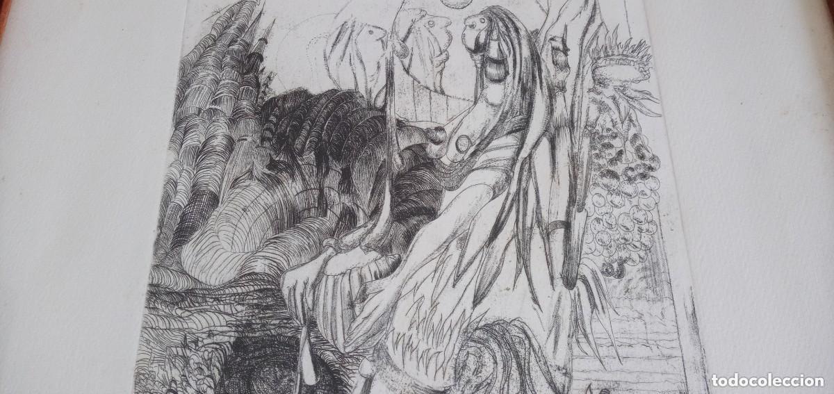 Arte: Grabado de Andrzej Łukaszewski &rdquo;Inquietudine&rdquo; (1976) n&uacute;mero 44/50 Catalogado en Krannert Art Museum