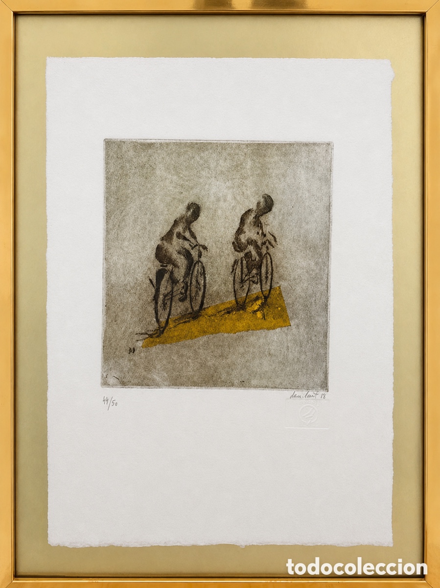 Art: David Arts &ndash; Obra gr&aacute;fica original firmada y numerada 44/50 (2018) enmarcada
