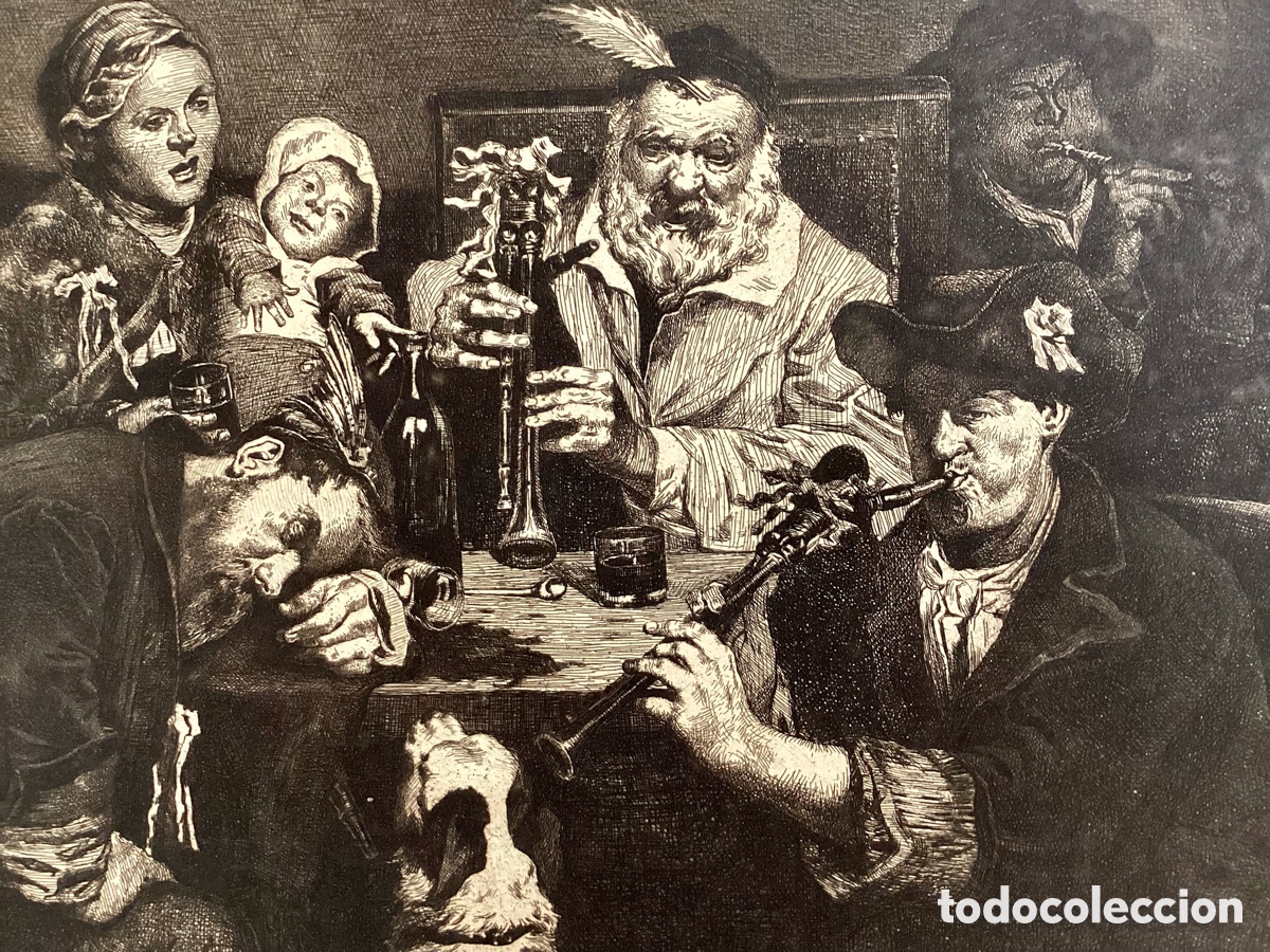 Arte: Grabado original Louis Charbone - Foto 1