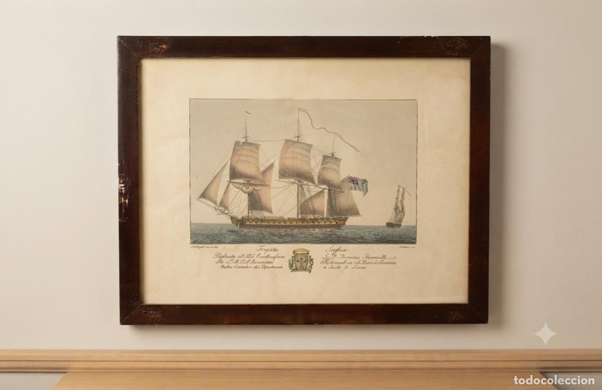 Arte: JJ Allezard / F. Fambrini - Fregata Inglese - 1801-1820
