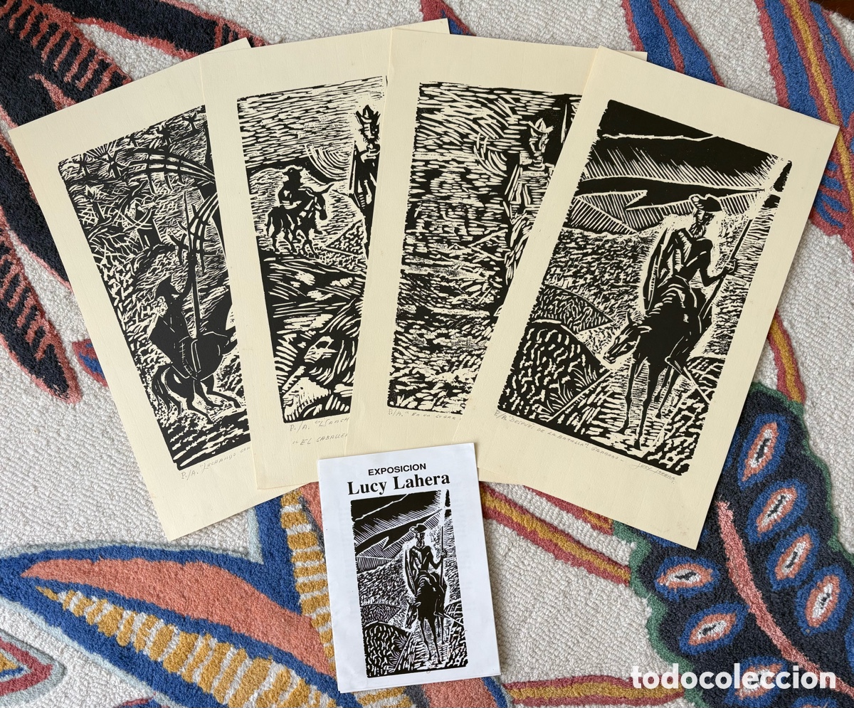 Arte: Grabados serie &rdquo;DON QUIJOTE&rdquo; de Luc&iacute;a Lahera Gonz&aacute;lez, una artista c&aacute;ntabra