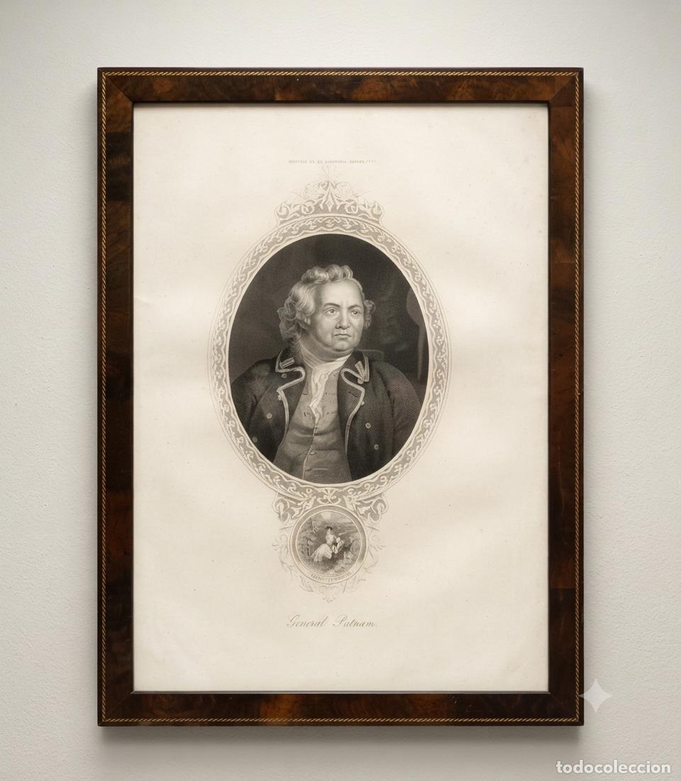 Art: General Putnam. Grabado