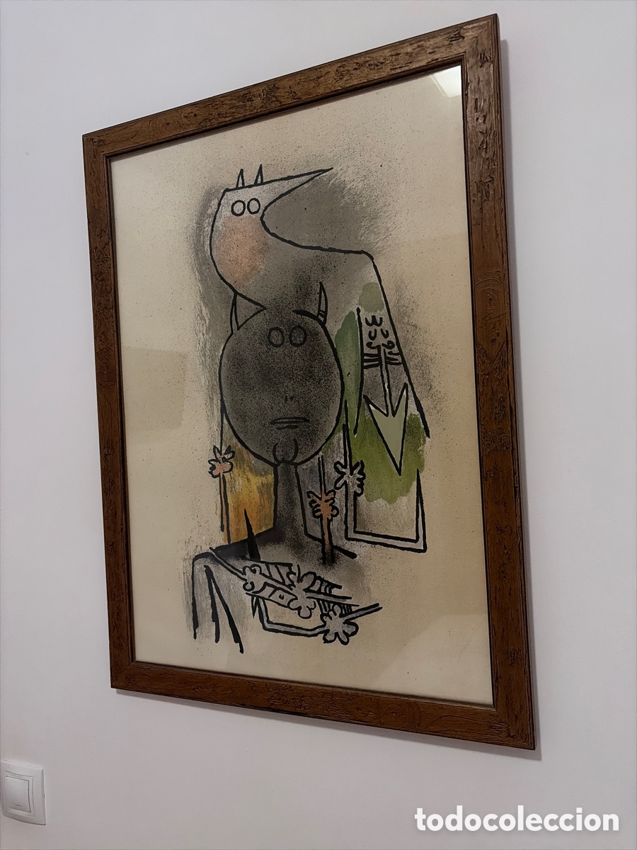Arte: Es una litograf&iacute;a titulada &rdquo;Meta de Chang&oacute;&rdquo; creada por el reconocido artista cubano Wifredo Lam.