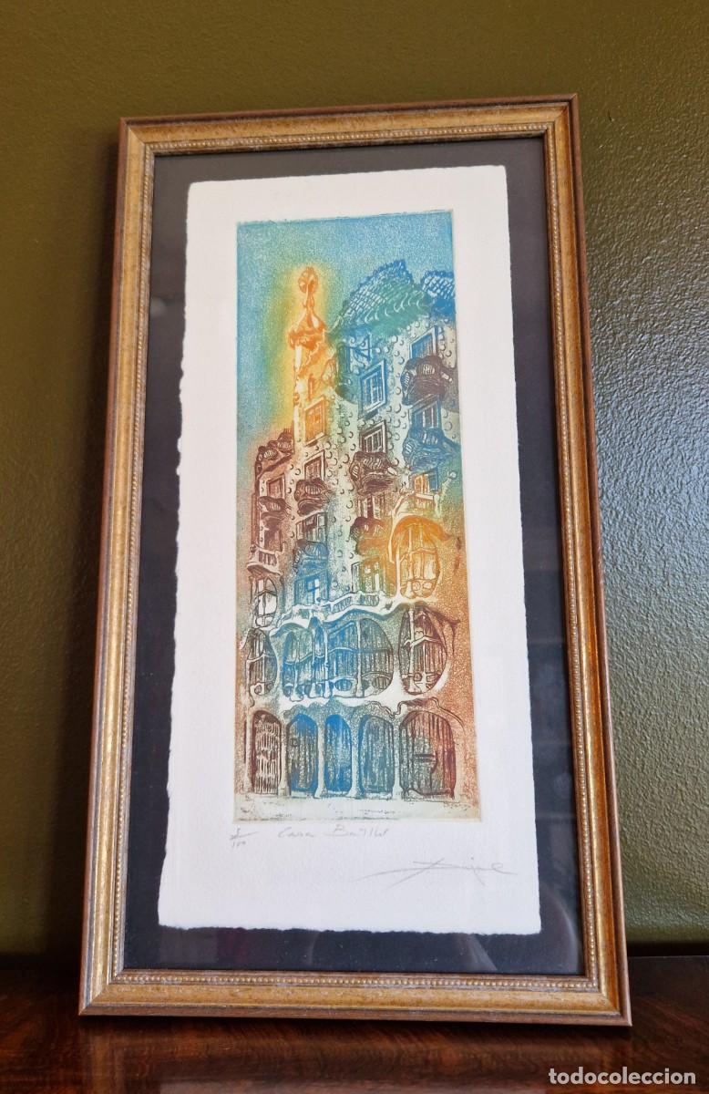 Arte: Grabado original Casa Batll&oacute;
