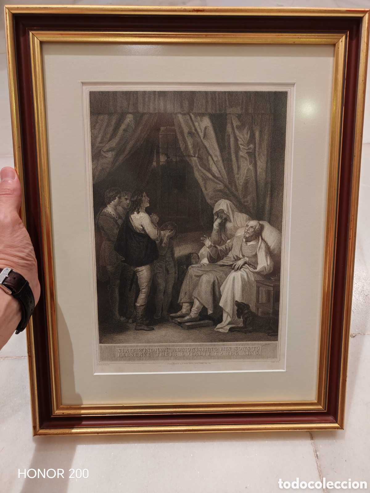 Arte: Grabado - Historia de Inglaterra - James Parker 1801.