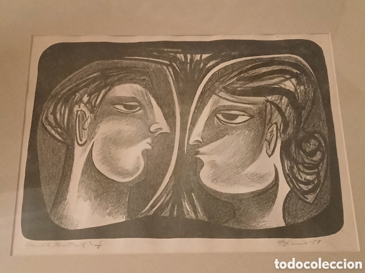 Arte: Double Portrait. Jos&eacute; Lu&iacute;s Cuevas '54. Edici&oacute;n limitada 5/5