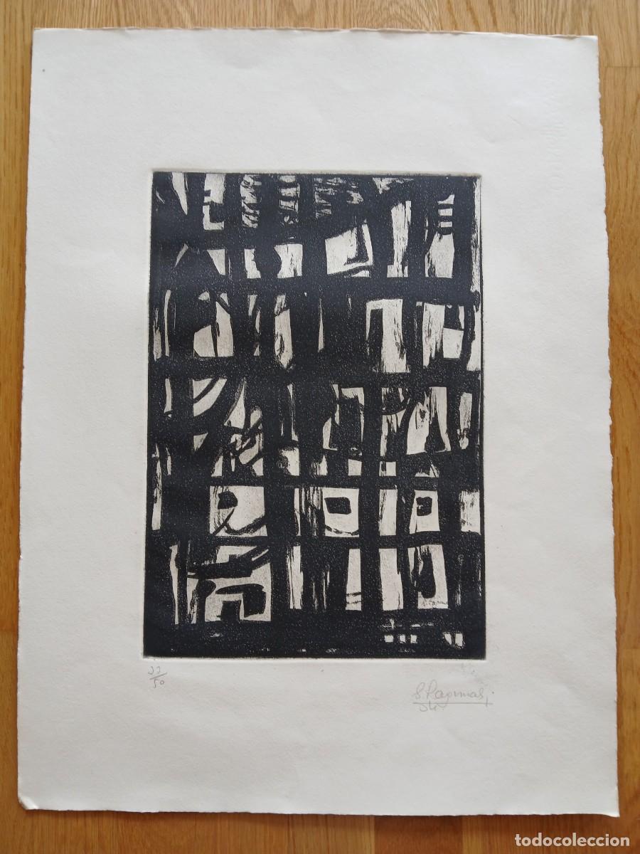Arte: Grabado de Santiago Lagunas. Firmado y numerado