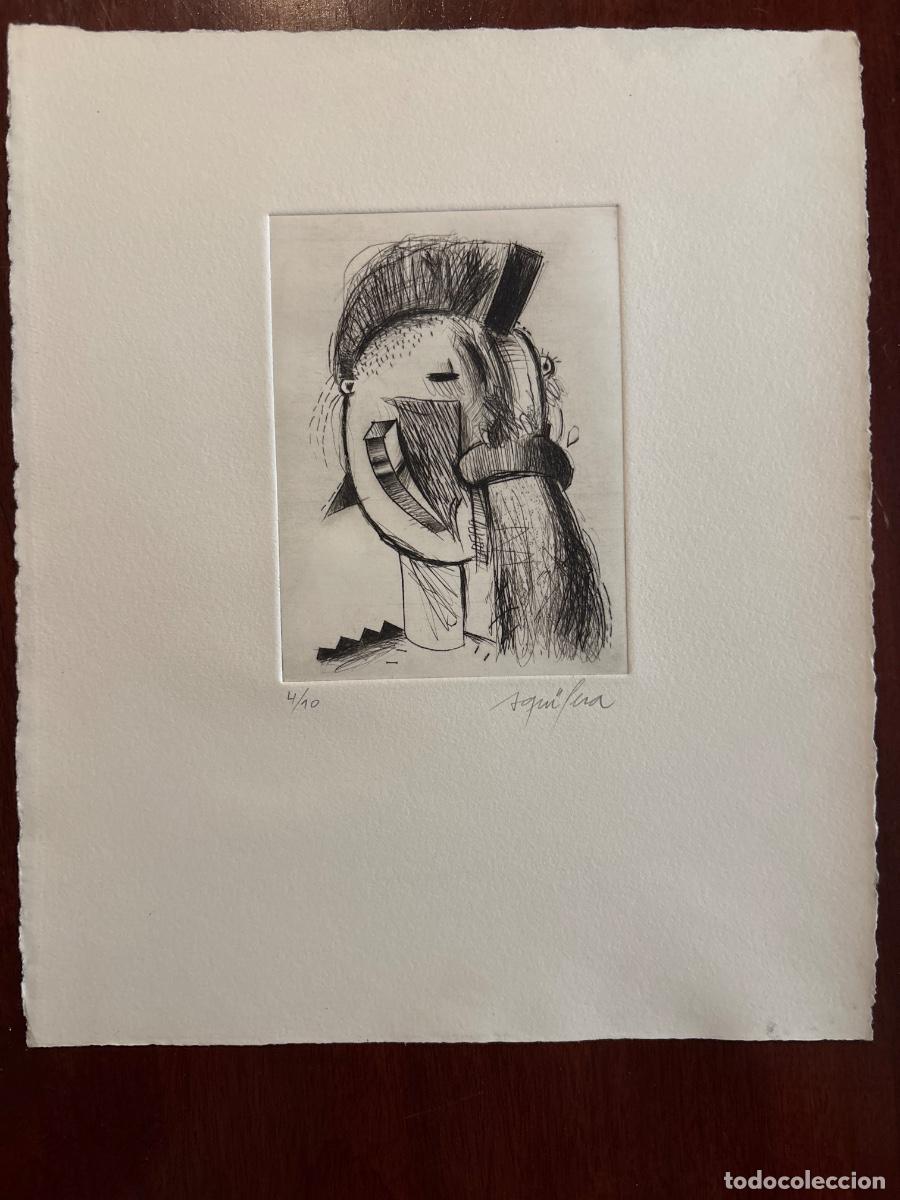 Arte: Grabado firmado Aguilera