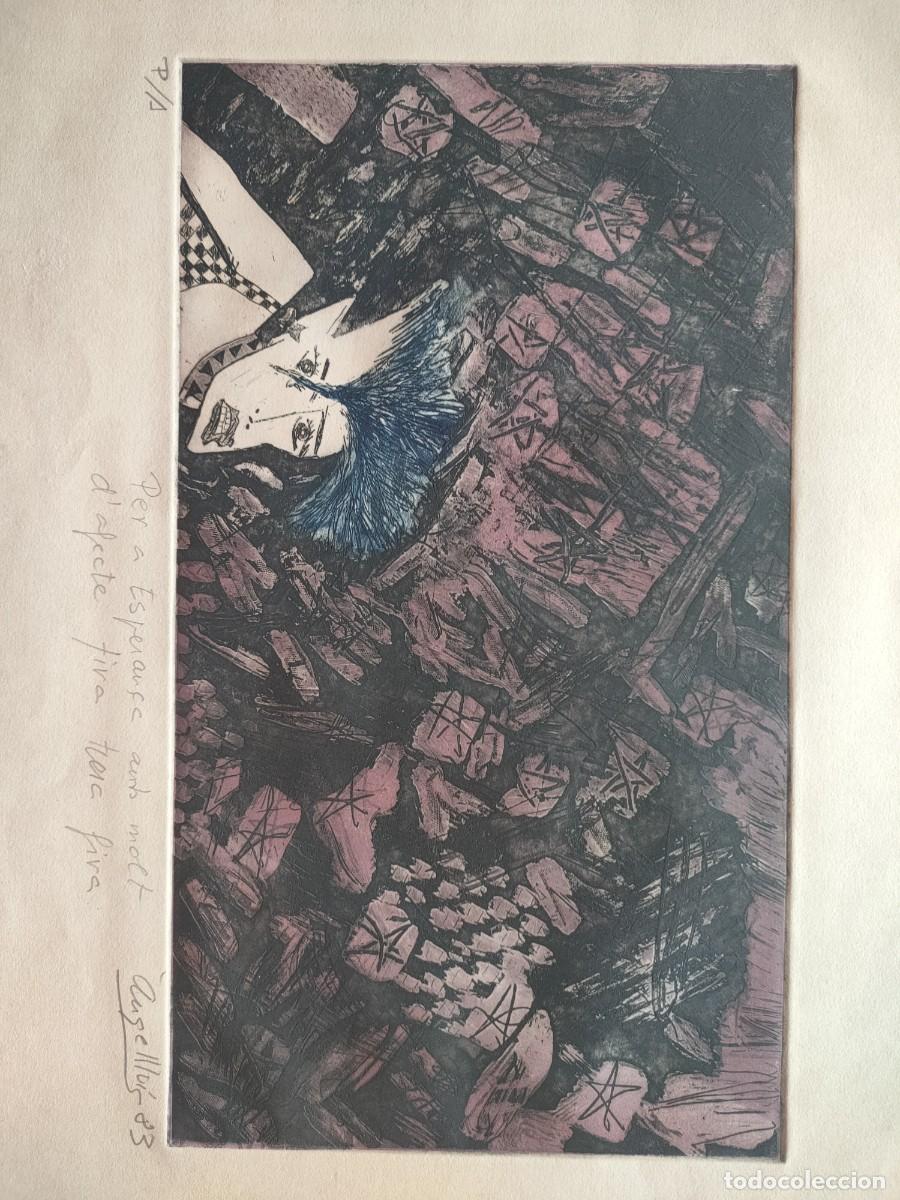 Arte: Angel Llu&iacute;s grabado original firmado