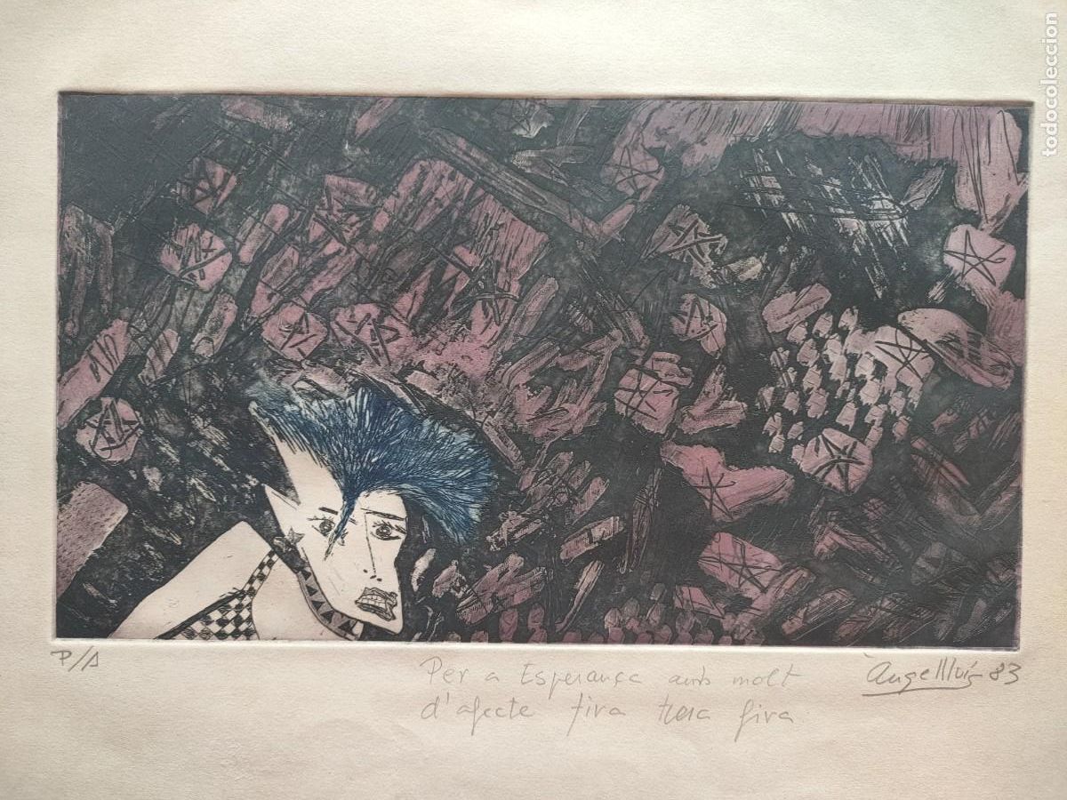 Arte: Angel Llu&iacute;s grabado original firmado