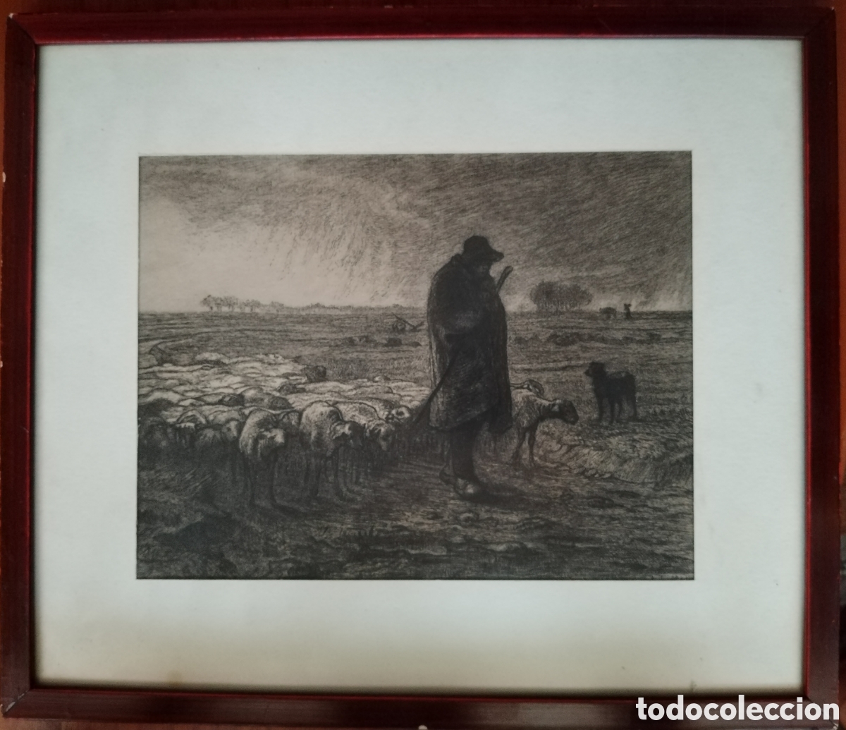 Arte: Jean Francois Millet. &rdquo;Rentree du tropeau&rdquo;. Escuela de Barbizon.