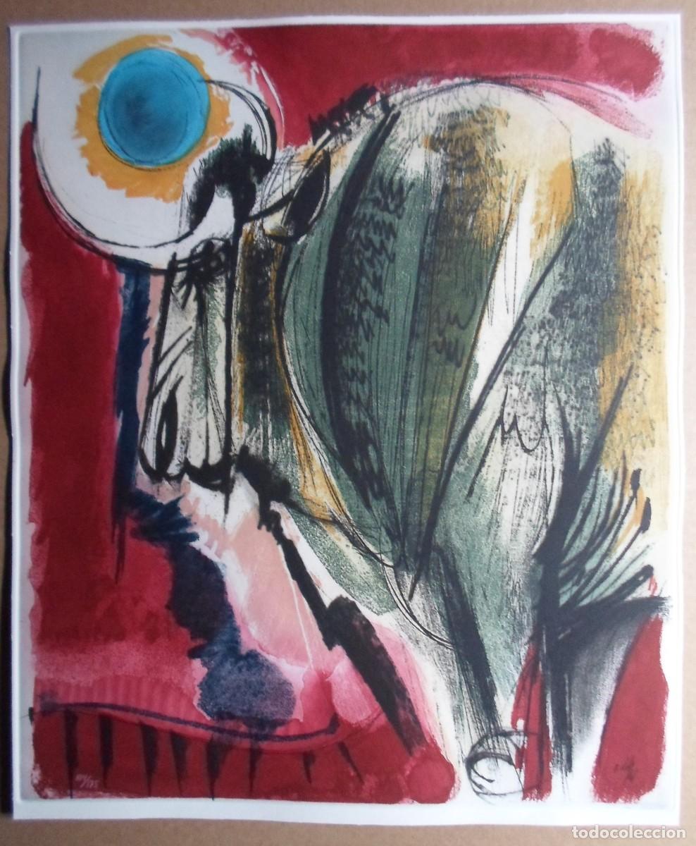 Art: Alvaro Delgado (Madrid 1922-2016) grabado 1995 de 49x59 papel 50x60cms firma l&aacute;piz numerado 104/175