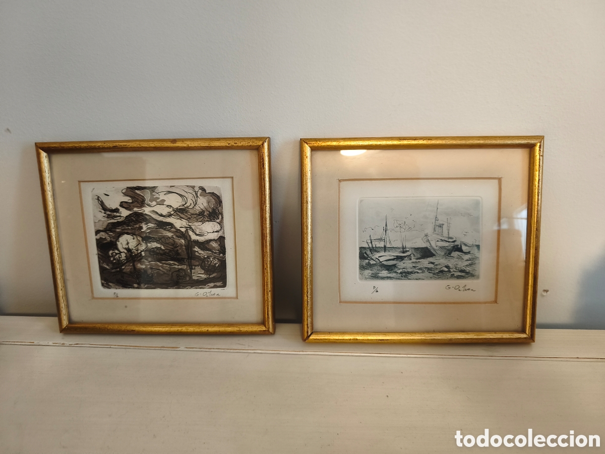 Arte: 2 Aguafuertes de Luis Garc&iacute;a Ochoa.