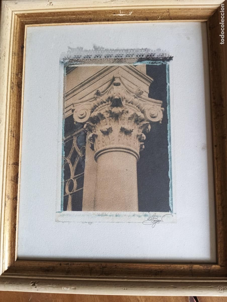 Arte: Aguafuerte de Pujan Firmado a mano .