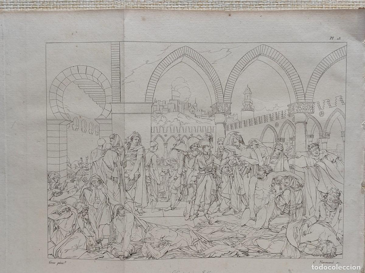 Arte: La peste en Jaffa. Graos. Annales du musee 1806. Plancha 13