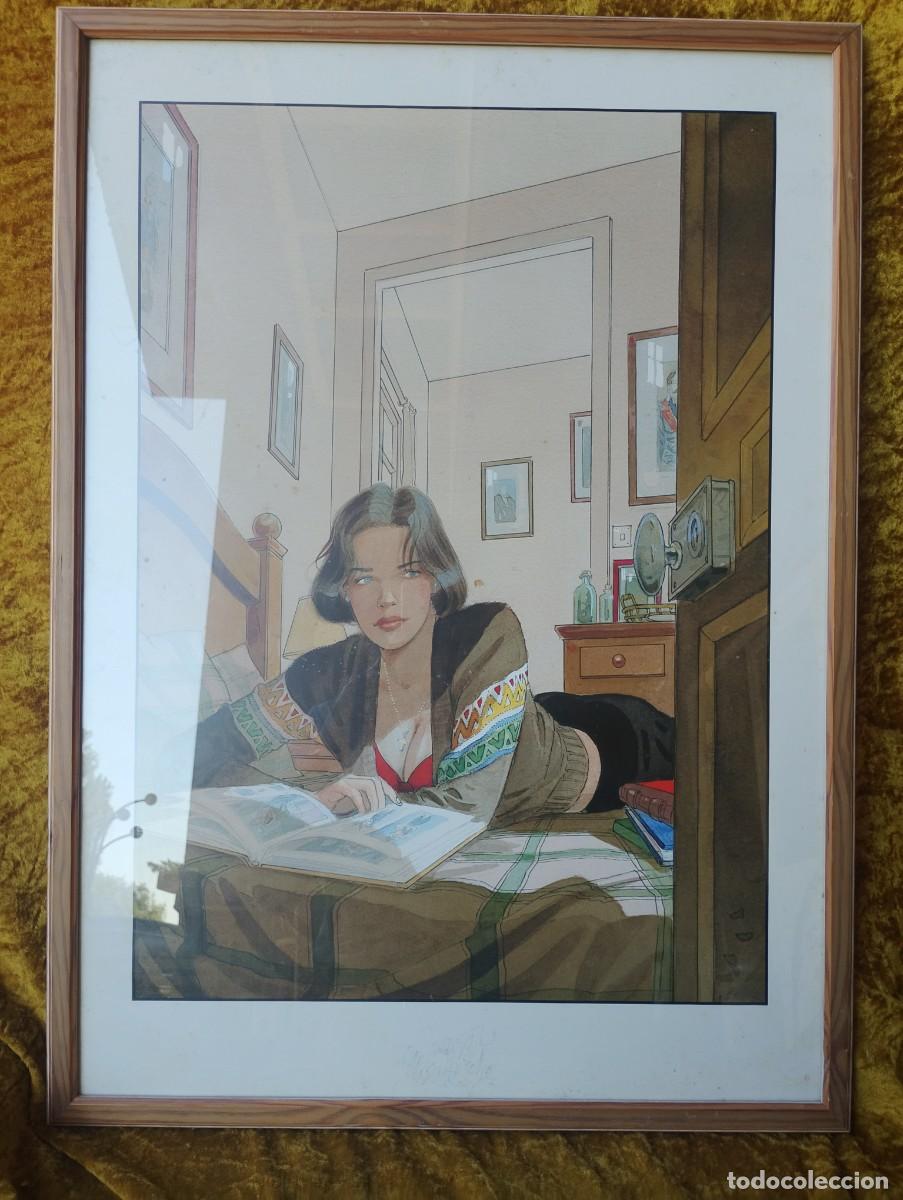 Arte: Jean Pierre Gibrat, a partir de una de sus magn&iacute;ficas vi&ntilde;etas, p&oacute;ster/affiche de 45x70cms.aprox.por