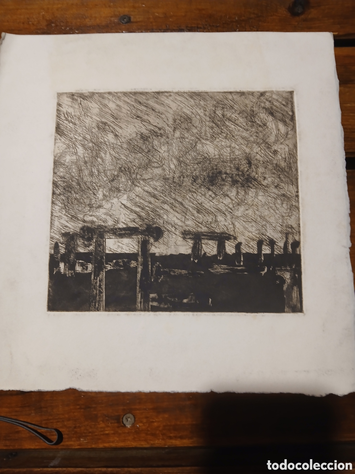 Arte: Grabado sin firma la meeidas esta fotos