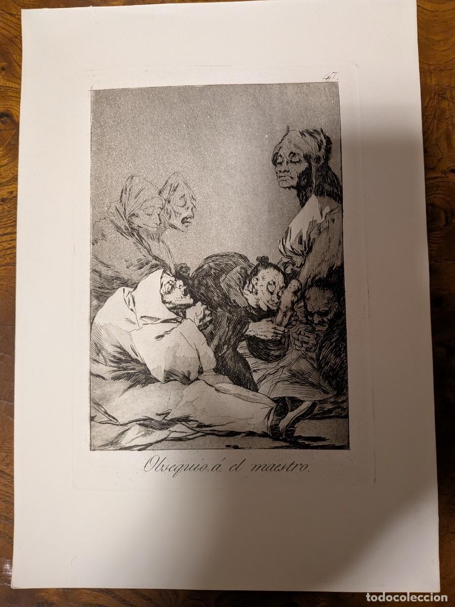 Arte: Grabado original de Goya, 6&deg; ed. 1890. Los caprichos n&deg;47