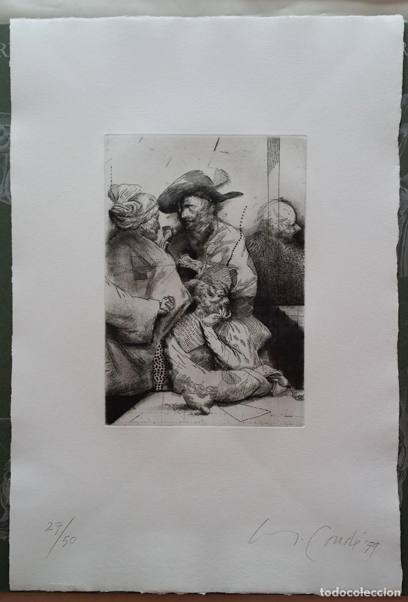 Arte: Miguel COND&Eacute; / Los Magos hablan, aguafuerte