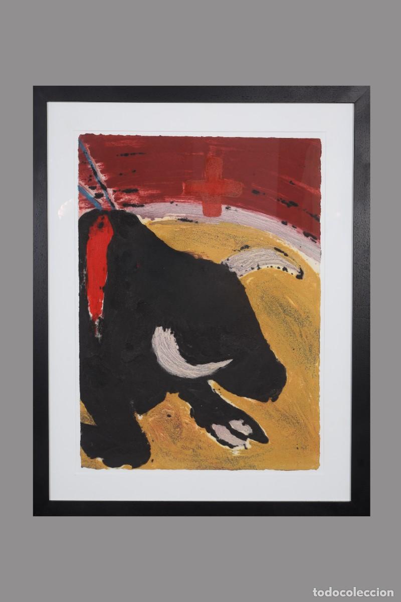 Art: GRABADO AL AGUAFUERTE NUMERADO DE VICTOR MIRA. TAUROMAQUIA. CON MARCO