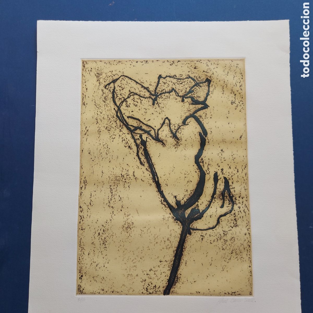Arte: CHUS GARCIA - FRAILE &rdquo;LA AMAPOLA SOLITARIA&rdquo; GRABADO