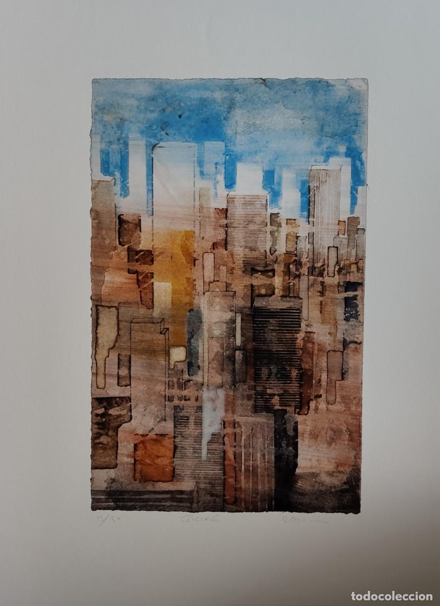 Arte: Gottfried Salzmann (1943). Brooklyn / Gicl&eacute;e firmado a mano