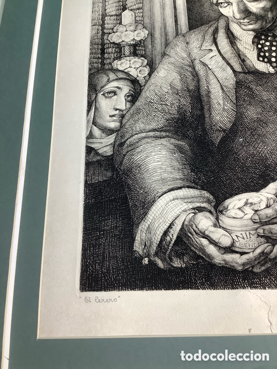 Arte: &ldquo;El cerero&rdquo; grabado de Rafael Pellicer - Foto 5