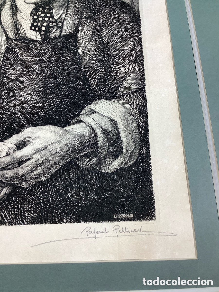 Arte: &ldquo;El cerero&rdquo; grabado de Rafael Pellicer - Foto 6