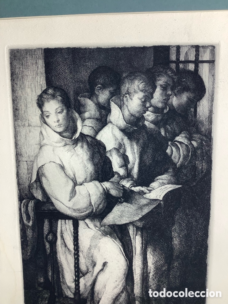 Arte: &ldquo;Cantores&rdquo; grabado de Rafael Pellicer - Foto 2