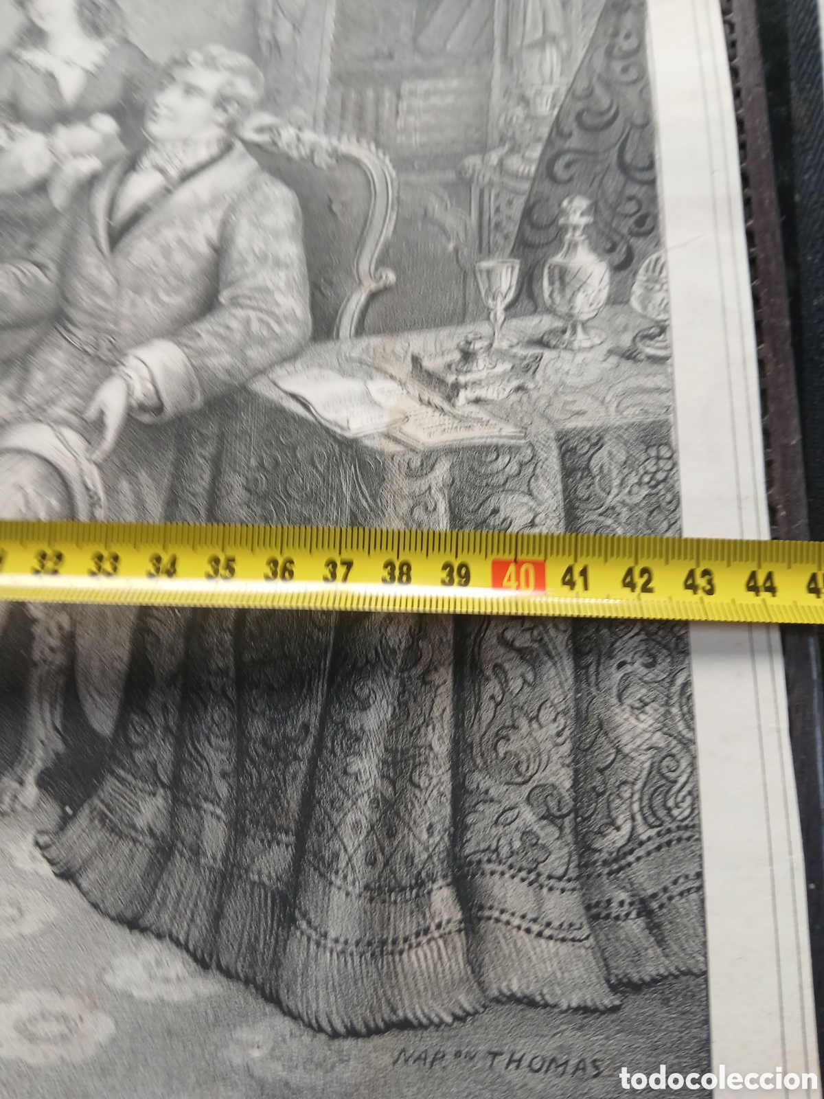 Arte: Grabado original antiguo - Foto 5