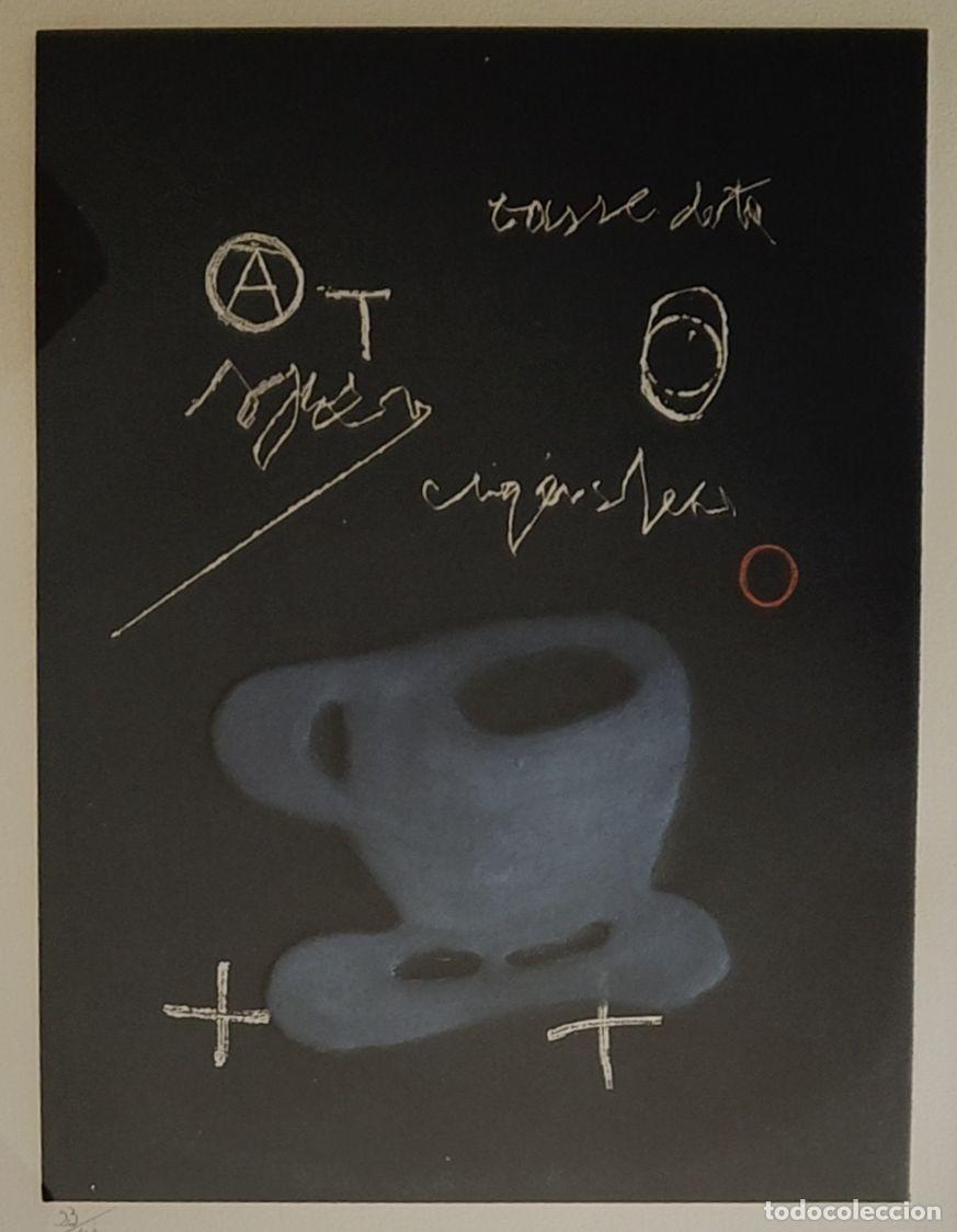 Kunst: Antoni Tapies (1923-2012) - Tasse / carborundum con gofrado / Firmado a mano y num.
