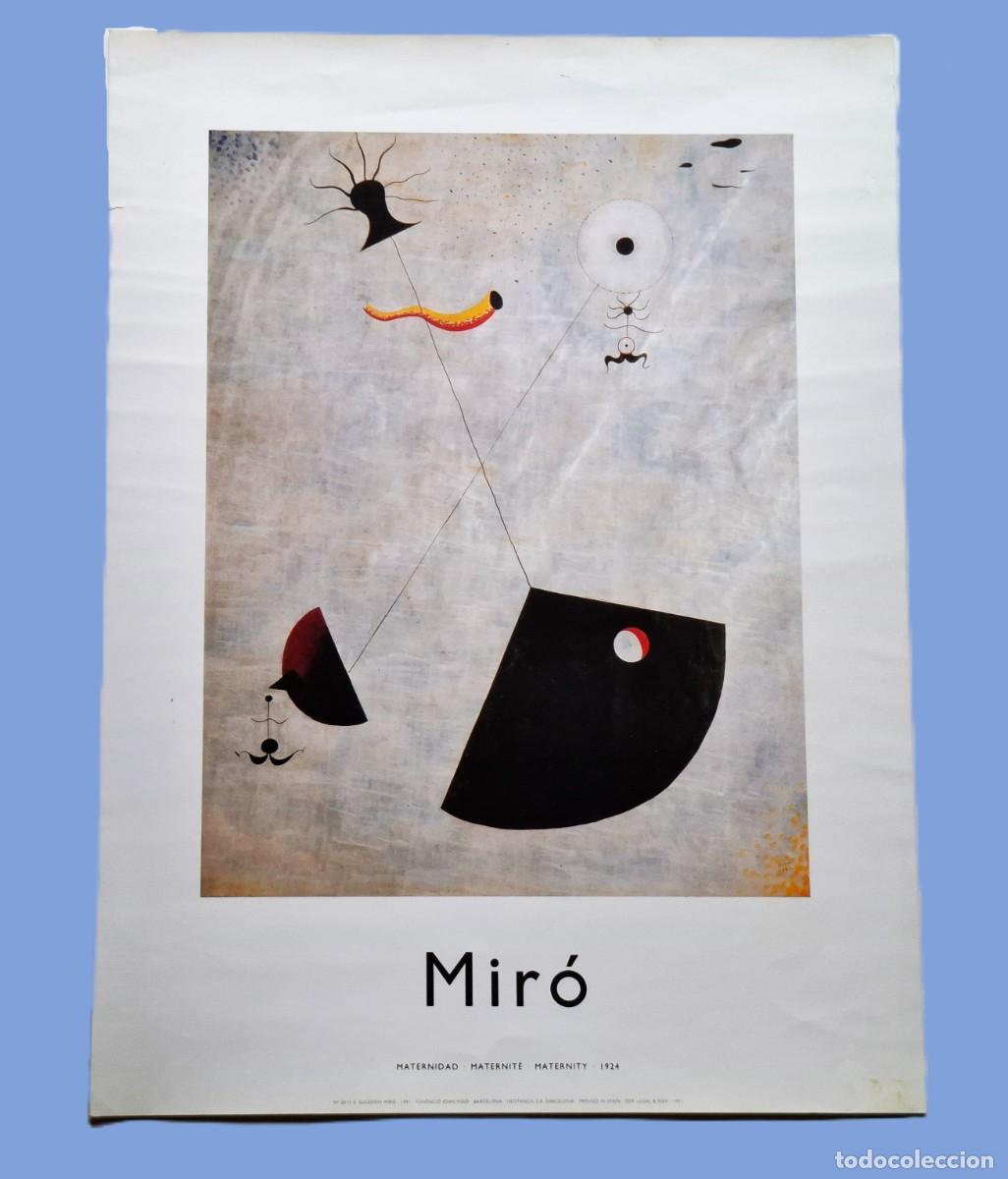 Kunst: JOAN MIRO - MATERNIDAD 1924 - 53X38.CM