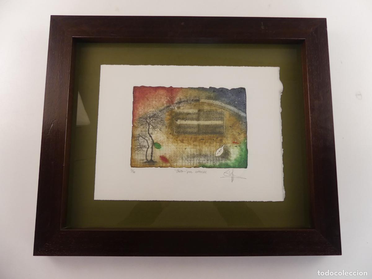 Kunst: GRABADO NUMERADO FIRMADO Y ENMARCADO