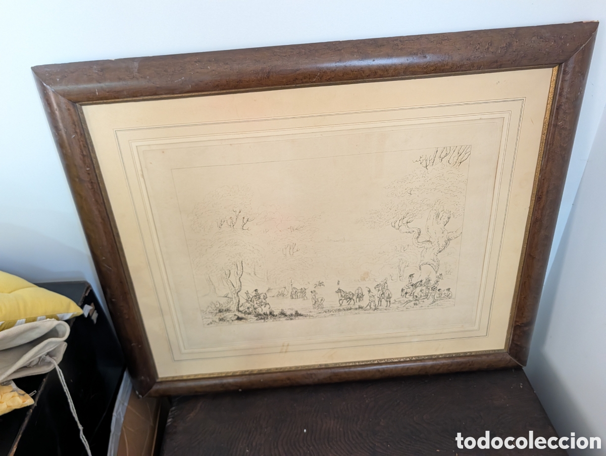 Art: GRABADO 1813 CIUDAD RODRIGO GUERRA INDEPENDENCIA / ANTIQUE ETCHING PENINSULAR WAR ST. CLAIR PL.10