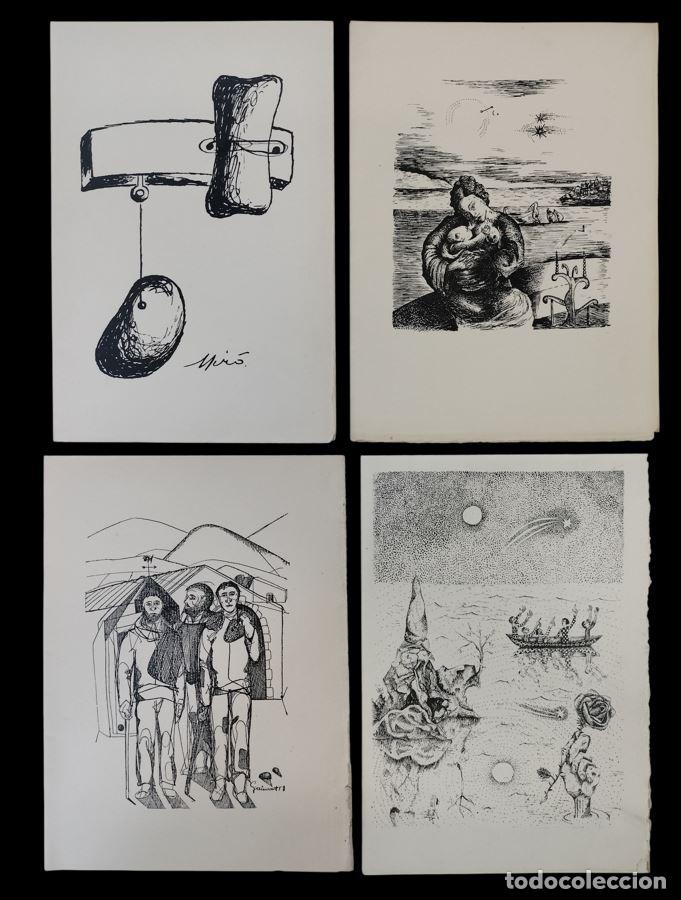 Arte: LOTE DE CUATRO NADALES O VILLANCICOS CON GRABADOS. FIRMADOS POR J.V FOIX. ESPA&Ntilde;A. 1950-1958.