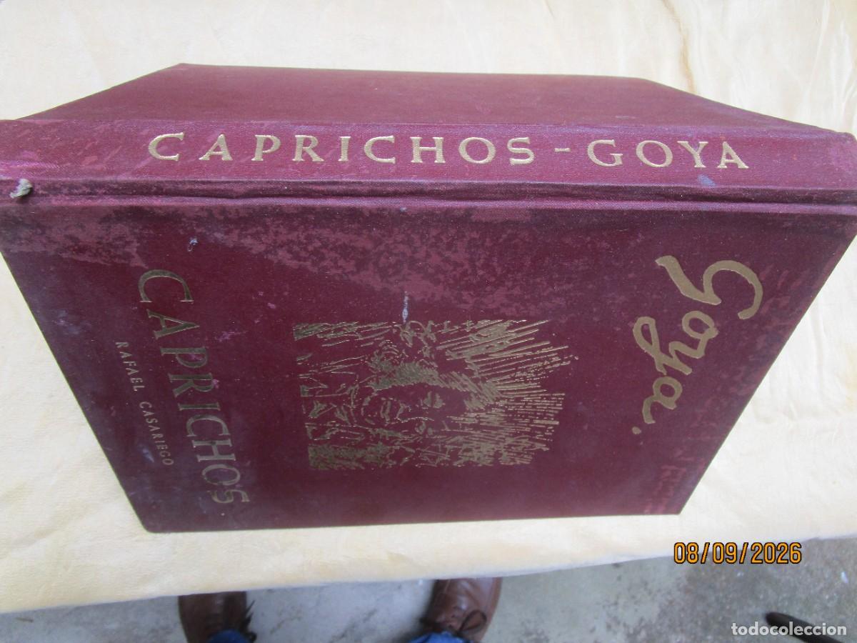 Arte: GOYA LOS CAPRICHOS, EDICION Y COMENTARIOS DE CASARIEGO - FACSIMIL 1961, NUMERADO EJEMPLAR 78/295. +