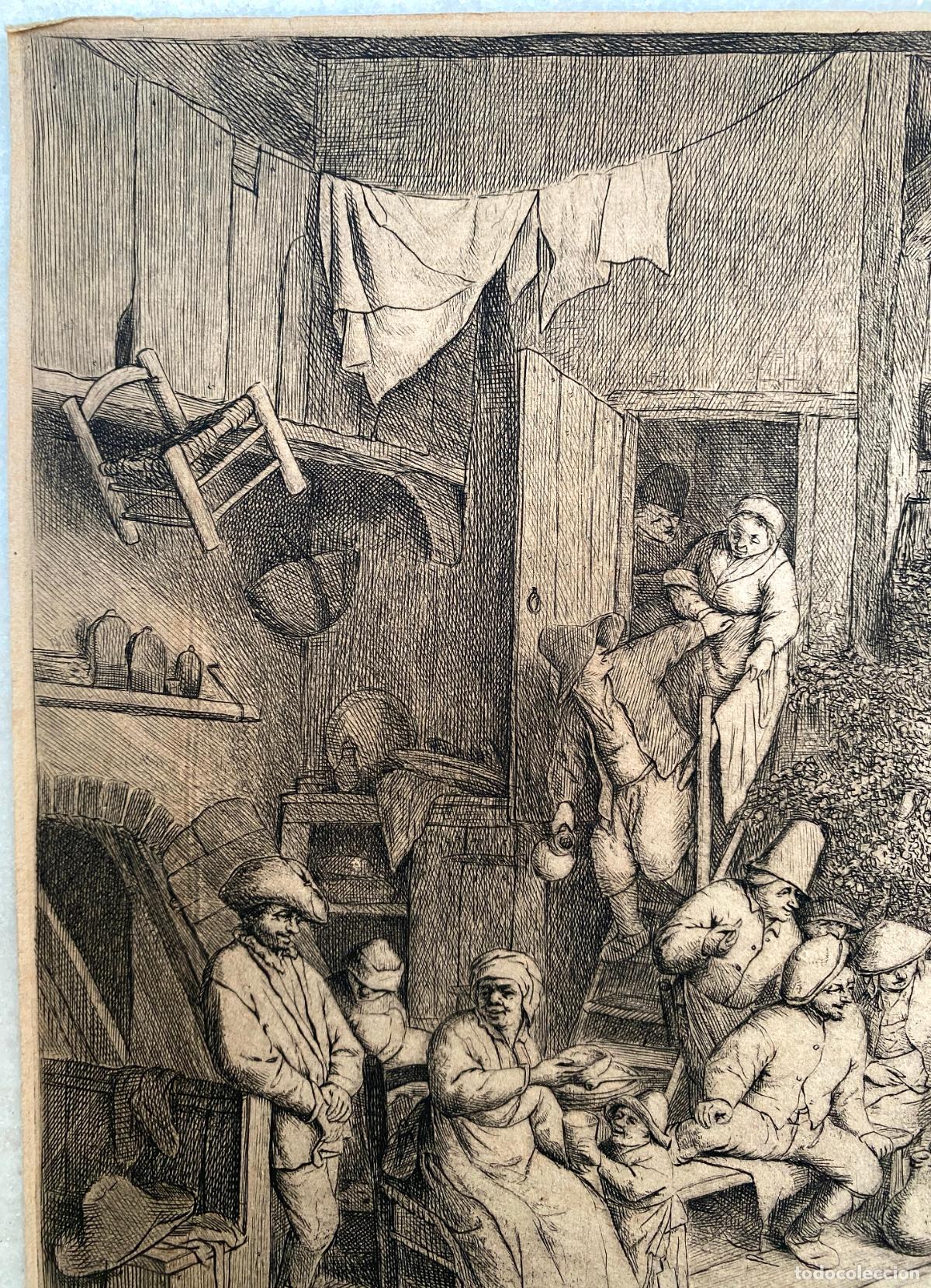 Arte: OSTADE, Jan van. Ostade. Danza en la taberna. [1652]. - Foto 3