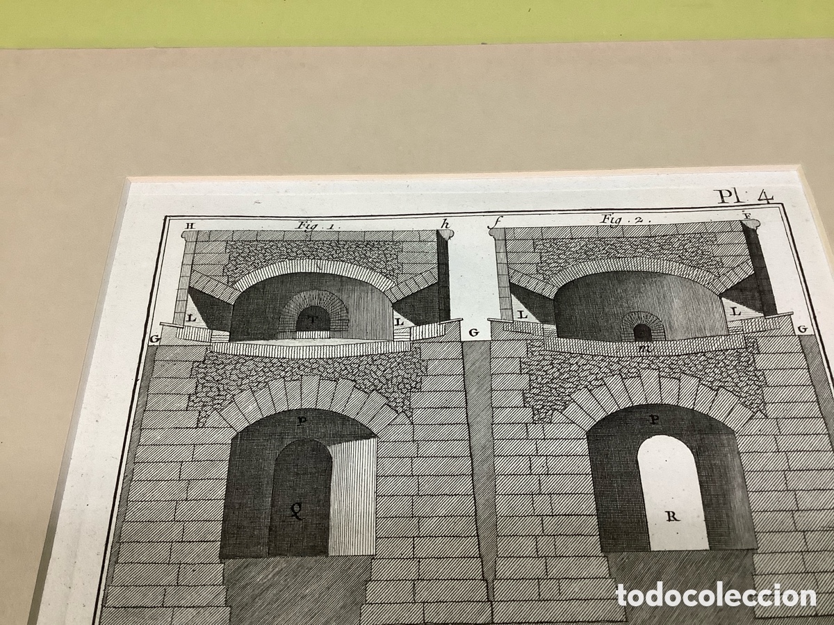 Arte: 3 grabados originales de la Diderot &ldquo;Fundici&oacute;n de ca&ntilde;ones&rdquo; - Foto 9